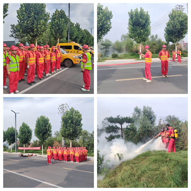 1751446768184910.jpg 西华公司开展模拟第三方施工破坏燃气管道导致泄漏着火应急演练.jpg